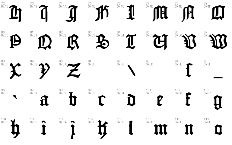 Download 1454 Gutenberg Bibel font | fontsme.com