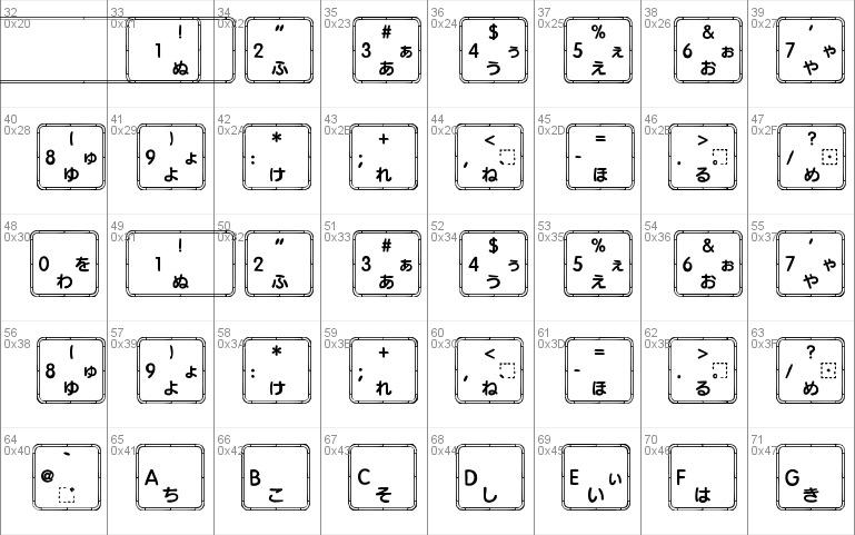 Download Apple Japanese Keyboard font | fontsme.com