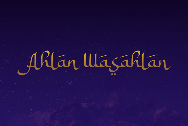 Download A Ahlan Wasahlan Font Fontsme Com