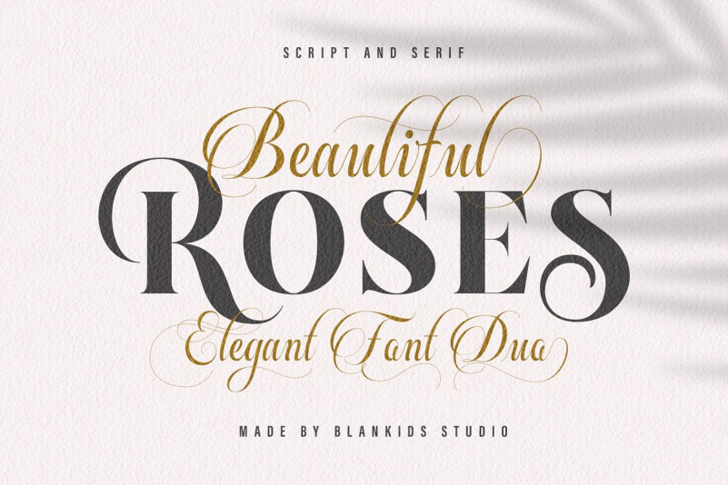 Download Beautiful Roses font