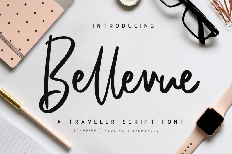 download bellevue font free for mac