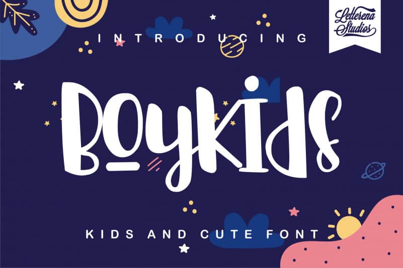 Download Boykids font | fontsme.com