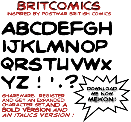 comic font download