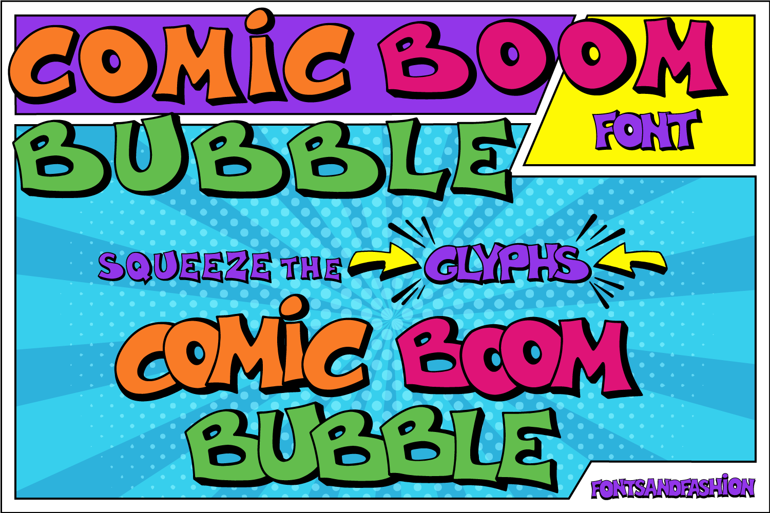 Download Comic Boom Bubble_DEMO font | fontsme.com