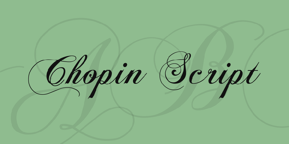 chopin script font download for after effects