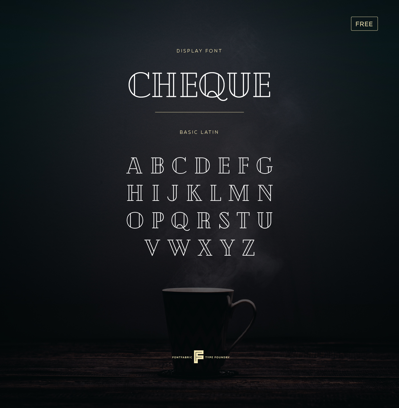 Download Cheque font | fontsme.com