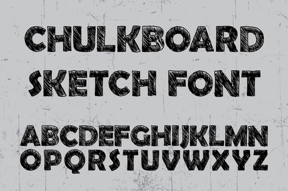 Sketch Gothic School font - free for Personal