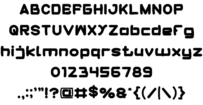 Download cute monster font | fontsme.com