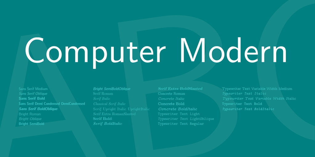 computer modern font download mac