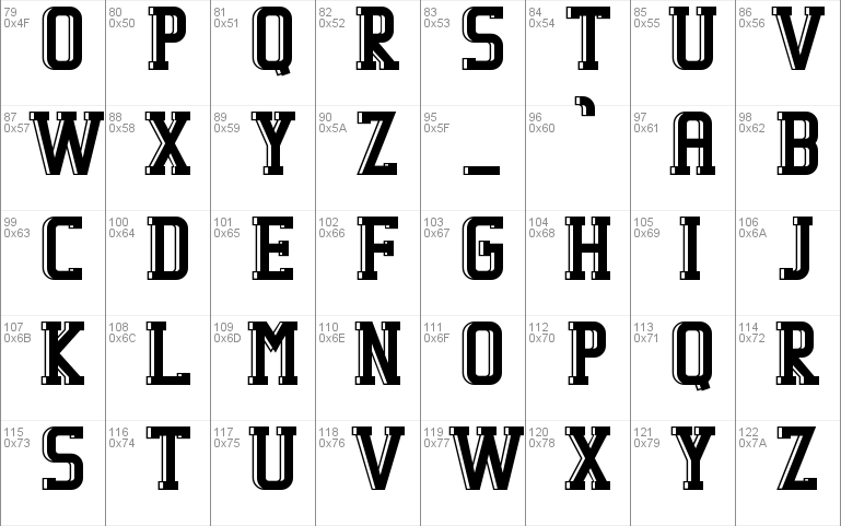 Download Decurion 3D font | fontsme.com