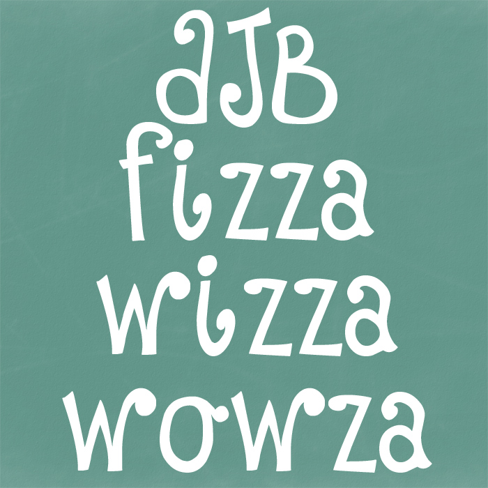 Download DJB Fizza Wizza Wowza font | fontsme.com