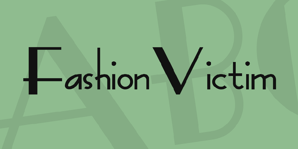 Download FashionVictim font | fontsme.com