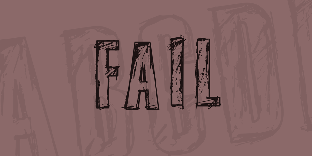 Download fail font | fontsme.com