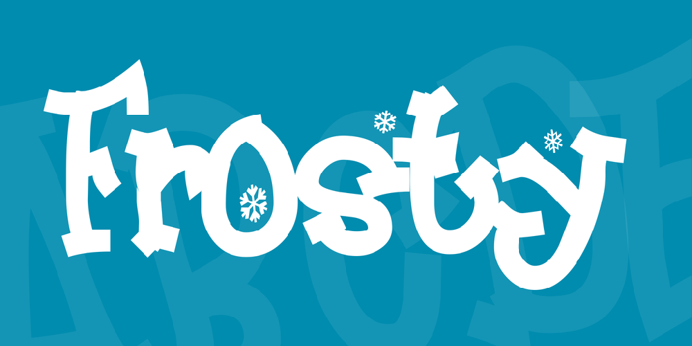 download-frosty-font-fontsme