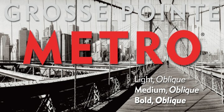 gpmetro bold font