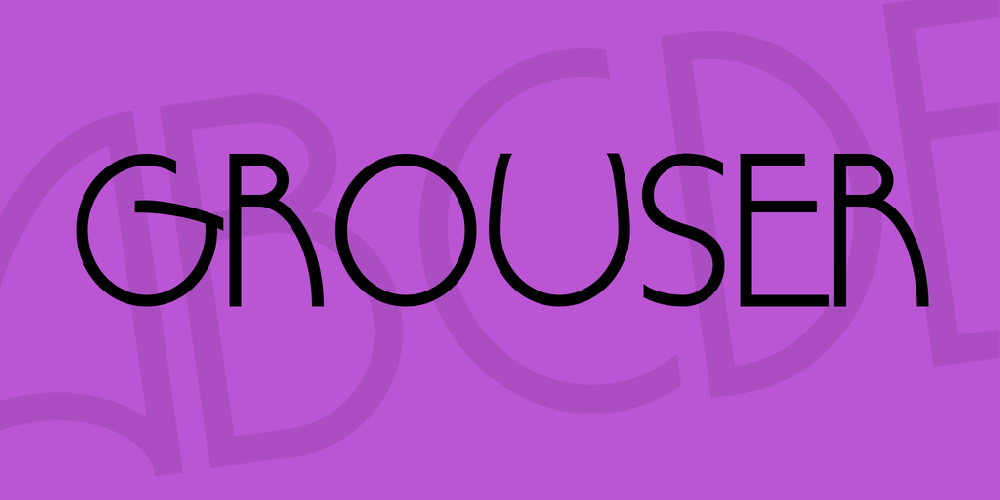 download-grouser-font-fontsme