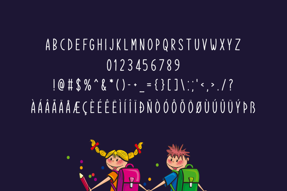 Download Happy Student Headline Font Fontsme Com