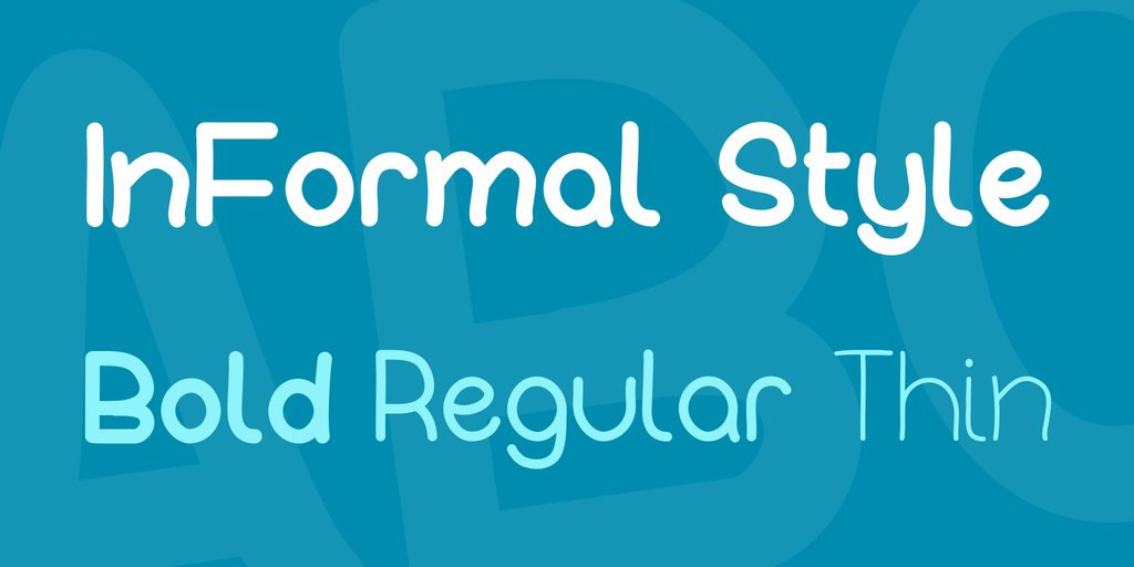 Download InFormal Style font | fontsme.com