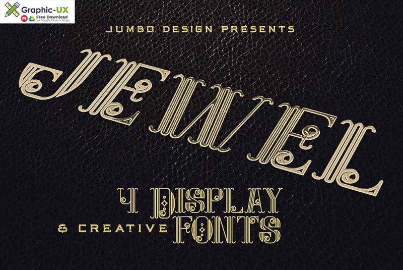 Download Download Jewel Bold Gothic Font Fontsme Com PSD Mockup Templates