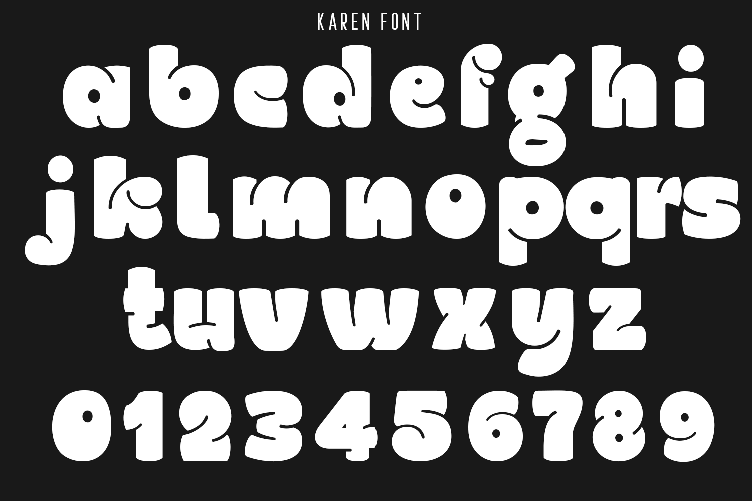 Download karen font | fontsme.com