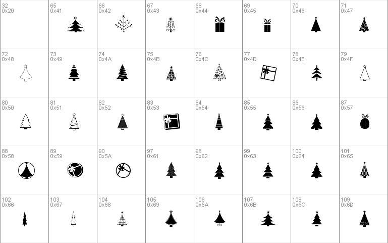 Download KG Christmas Trees font | fontsme.com