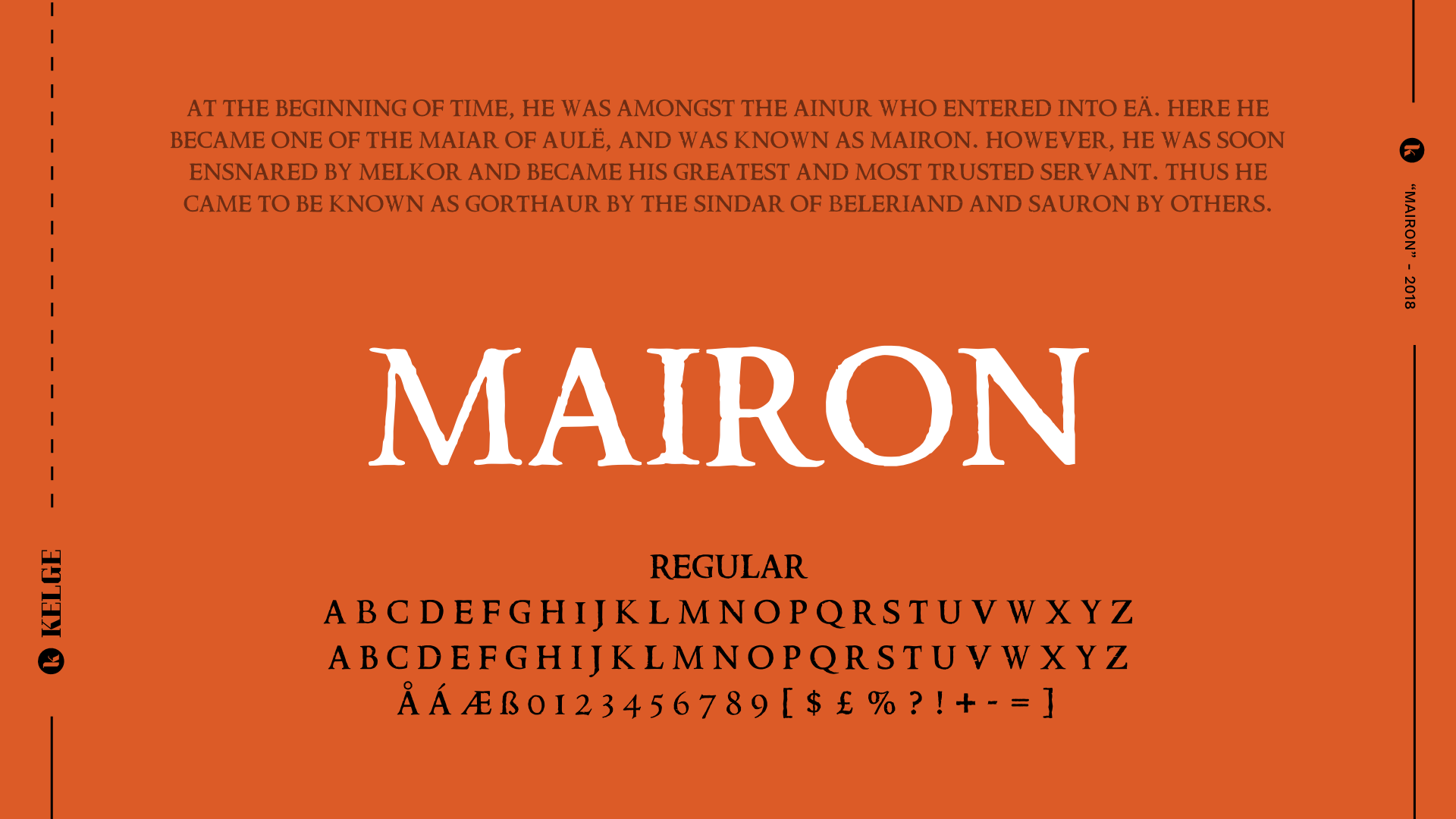 Download Mairon font | fontsme.com
