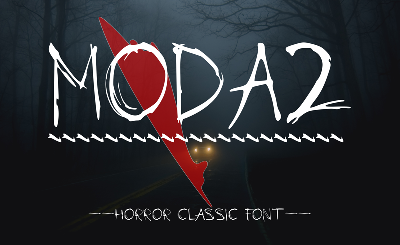 Download Free Download Modaz Font Fontsme Com PSD Mockup Template