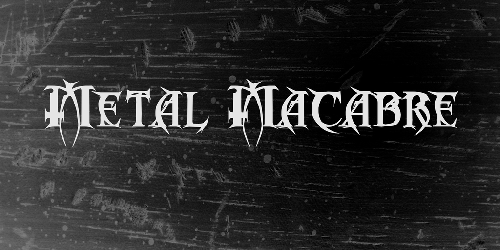 Download Metal Macabre font | fontsme.com