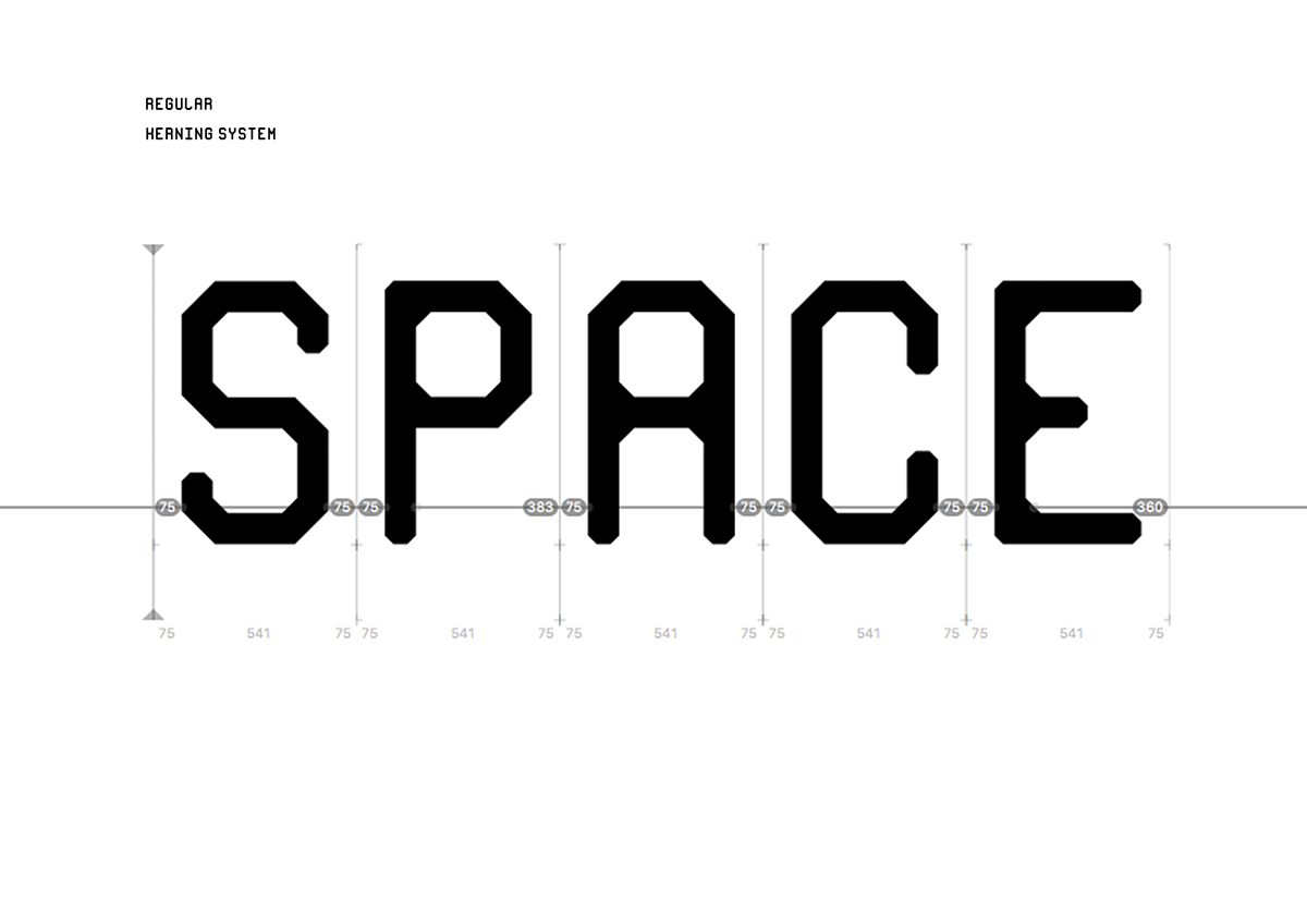modular typeface
