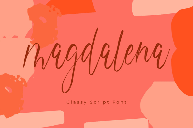 Download Magdalena Script Font 