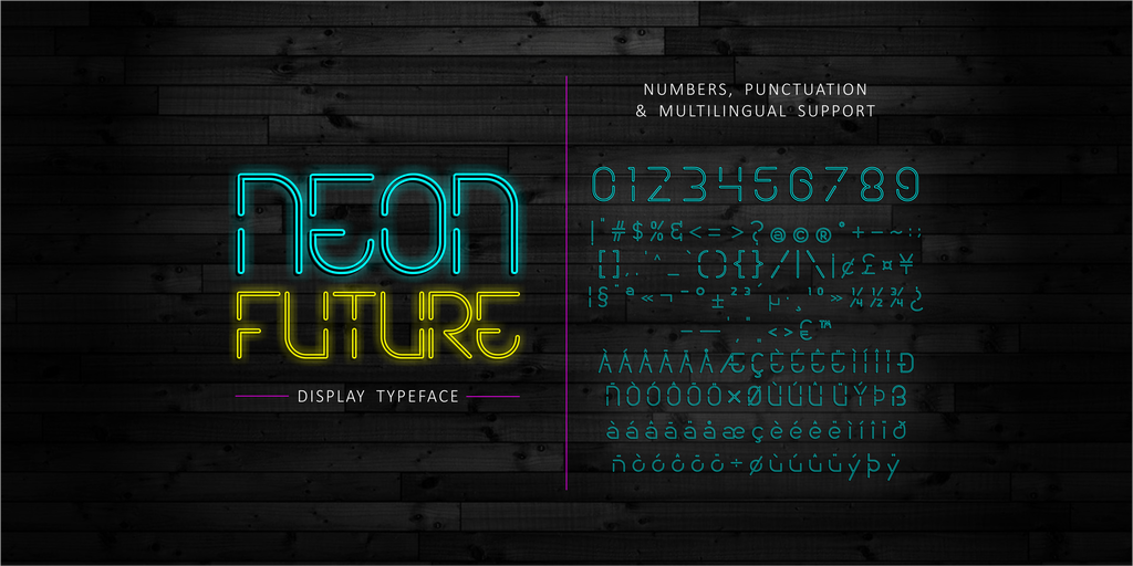 Download Neon Future Font Fontsme Com