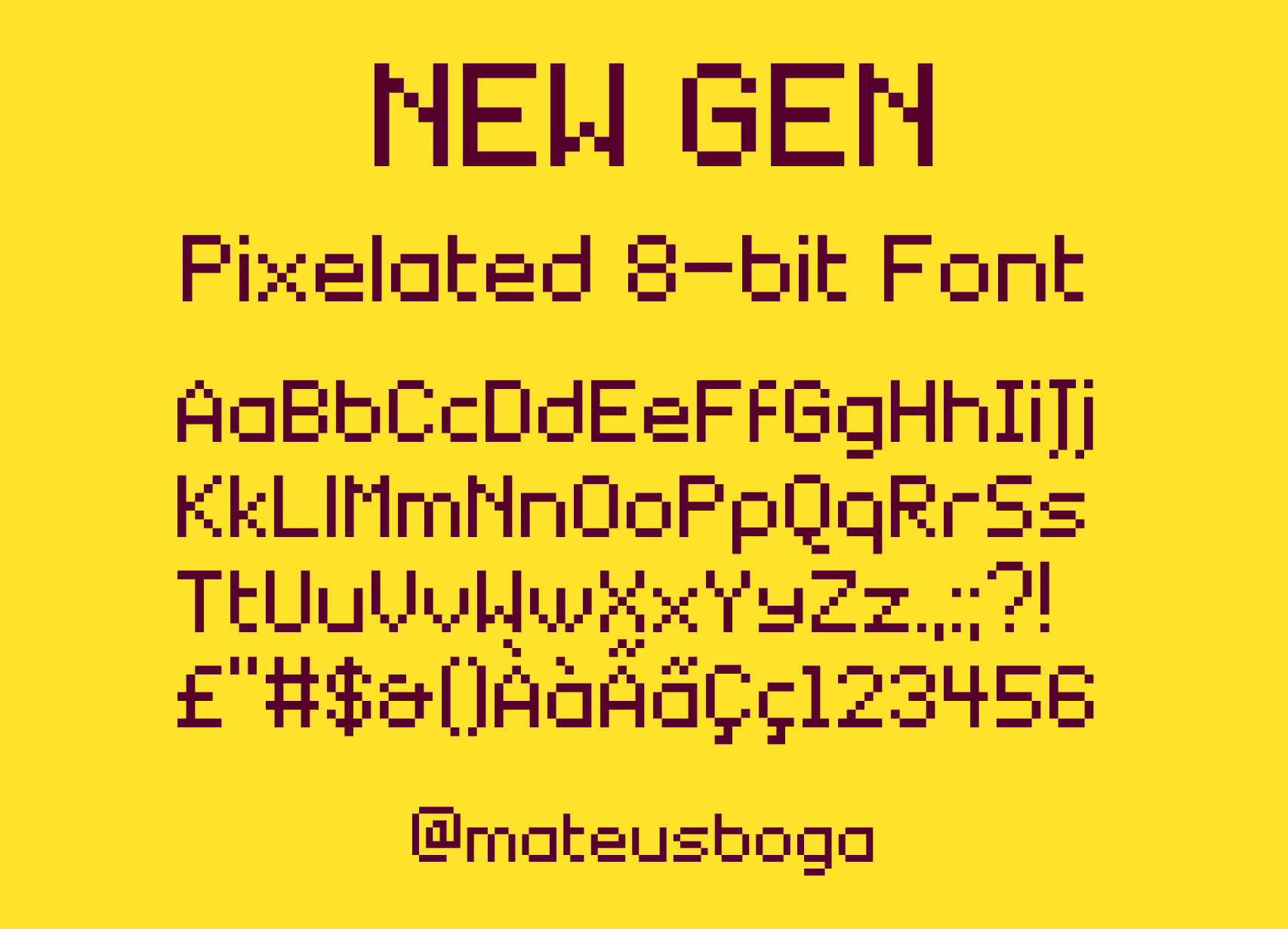 Download New Gen font | fontsme.com