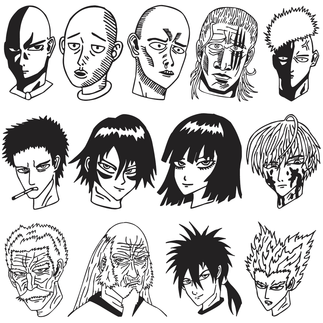 Download One Punch Man Painting font | fontsme.com