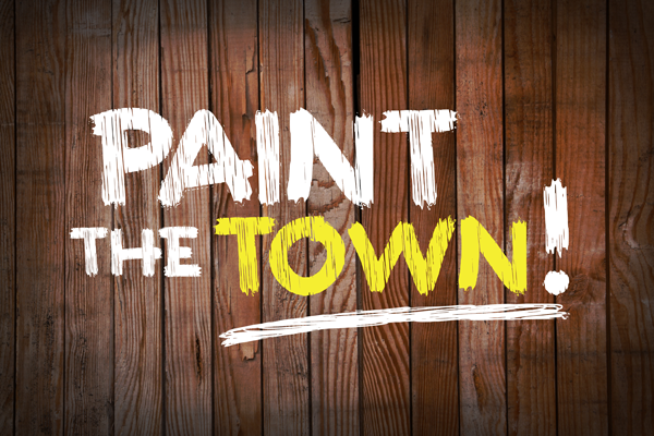 Download Paint the town font | fontsme.com