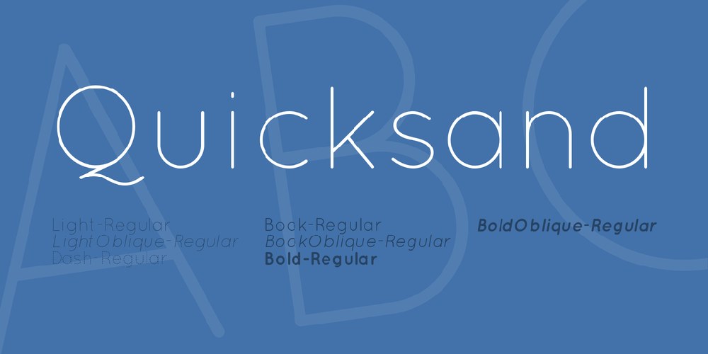 Download Quicksand | fontsme.com
