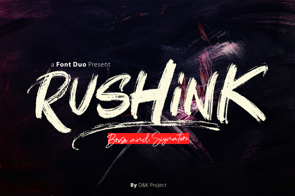 Download Rushink DEMO font | fontsme.com