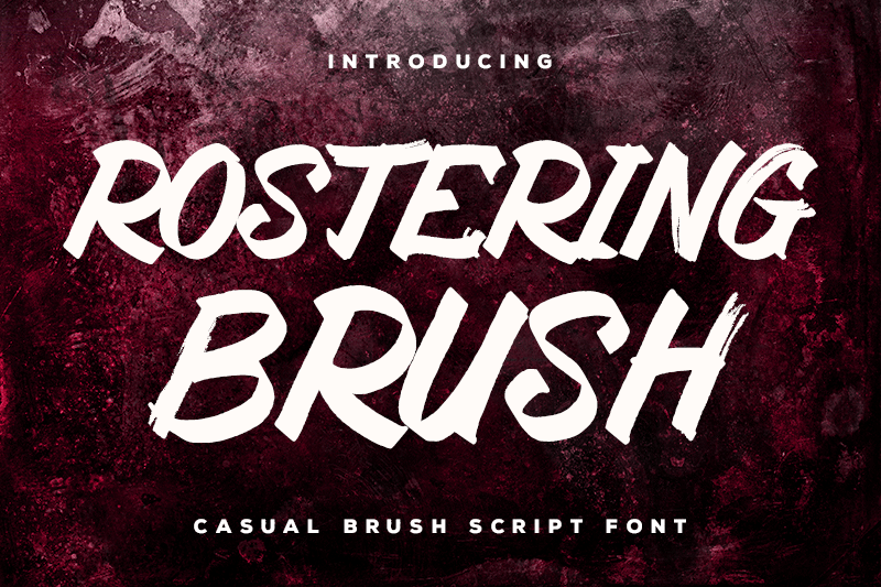 Download Rostering Brush font | fontsme.com