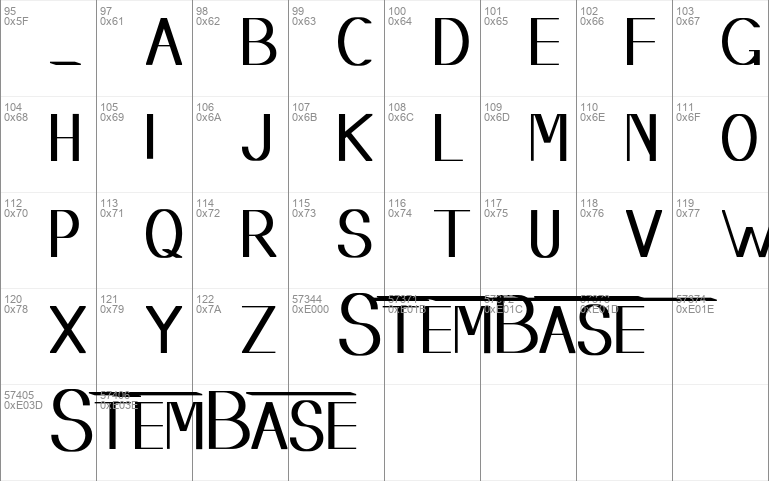 Download Free Download Stembase Font Fontsme Com PSD Mockup Template