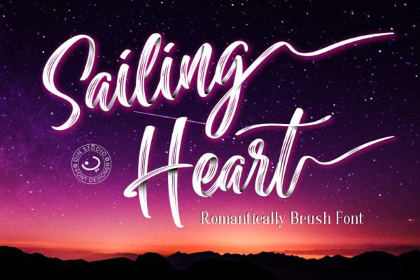 Download Sailing Heart Personal Use Font