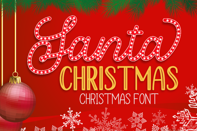 Download Santa Christmas font | fontsme.com