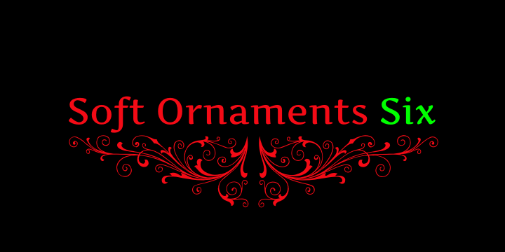 Soft Ornaments Three free Font - What Font Is