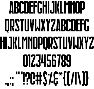 Download Slimlines font | fontsme.com