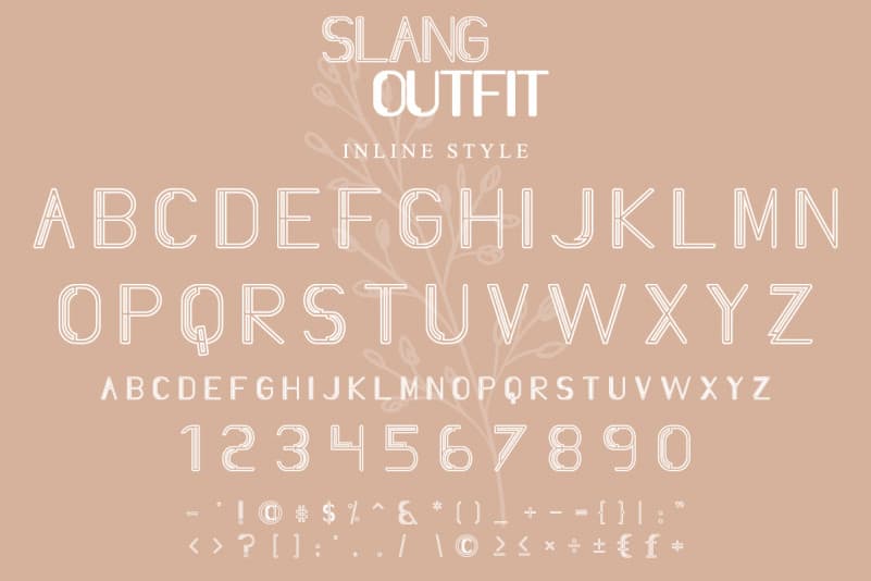 download-slang-outfit-inline-font-fontsme