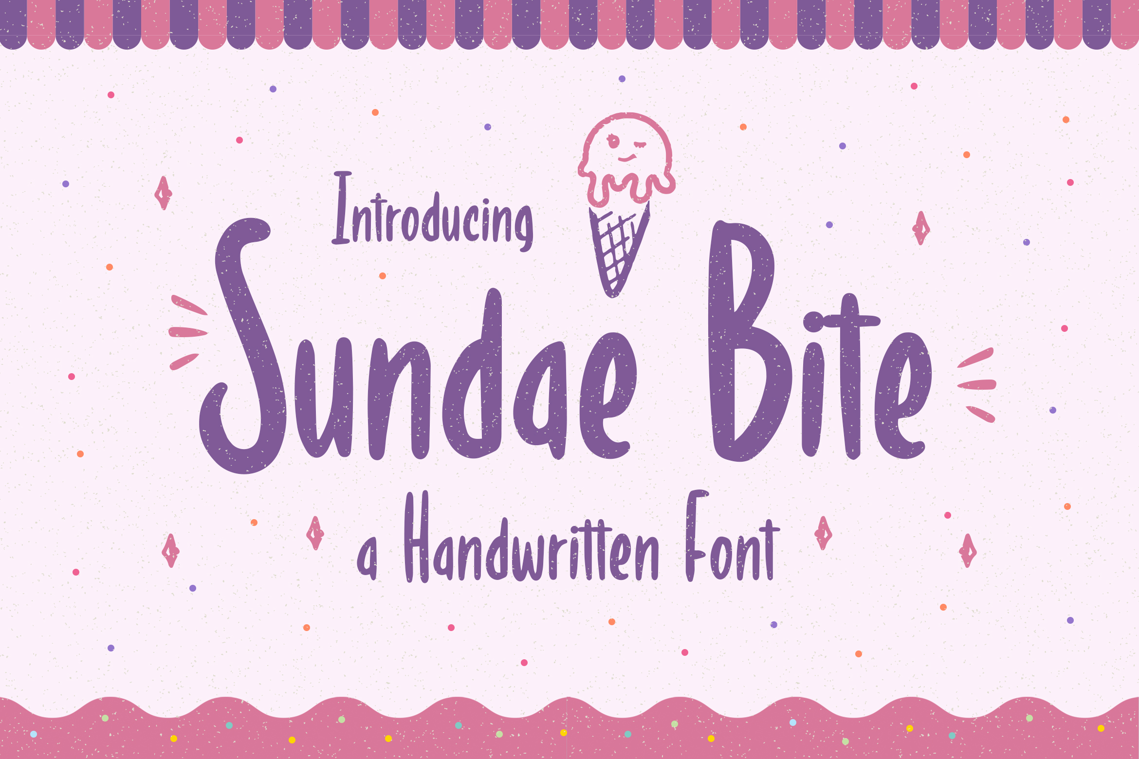 Download Sundae Bite Free Trial font | fontsme.com