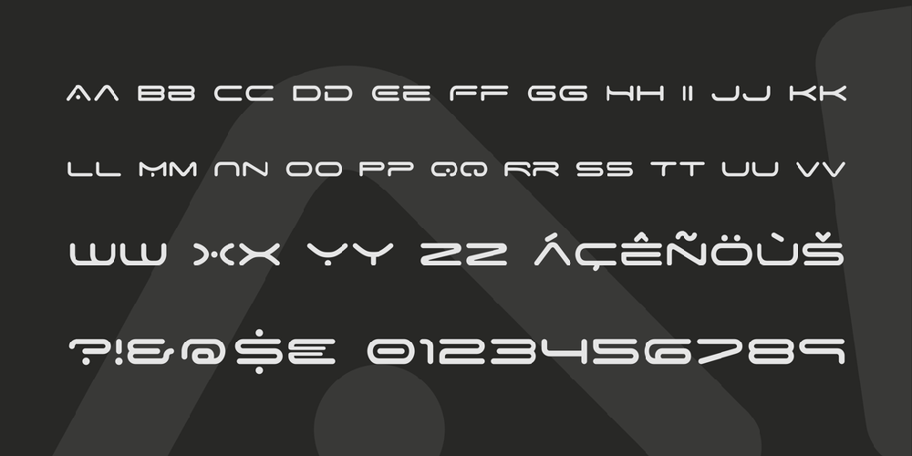 space funeral font file