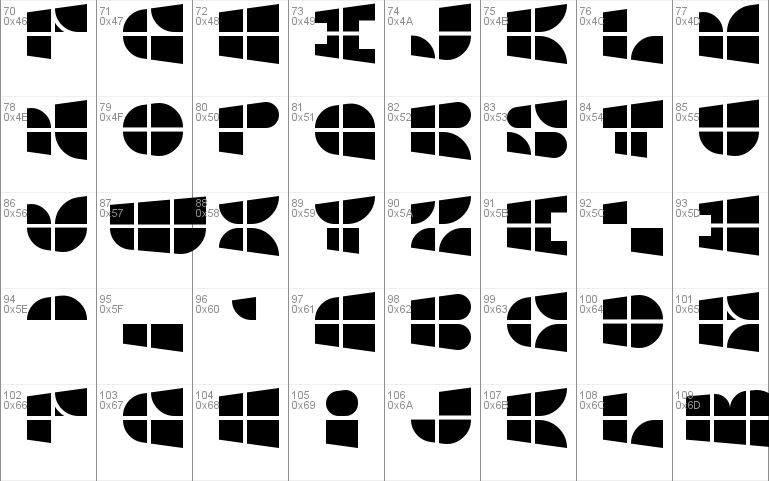 windows 10 character font box square