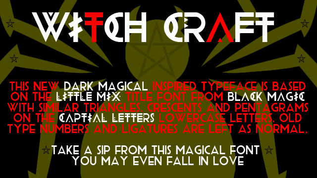 Download WITCHCRAFT font | fontsme.com