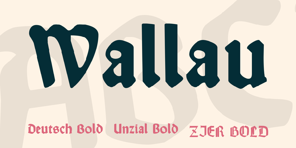 Download Wallau font | fontsme.com